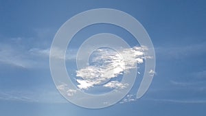 Blue Cloudy Sky View cloud