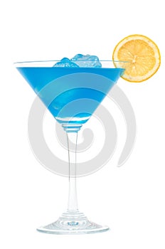 Blue cocktail