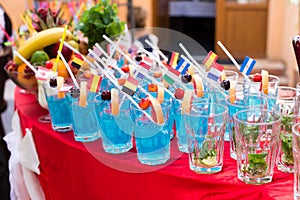 Blue Cocktail bar