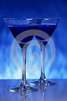 Blue coctail