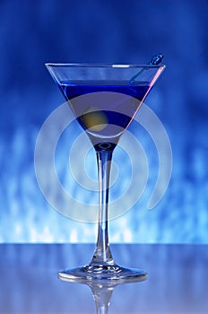 Blue coctail