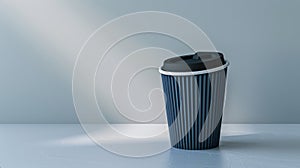 The blue coffee cup.. AI generated