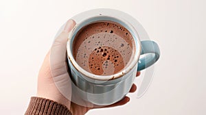 The blue coffee cup.AI generated image