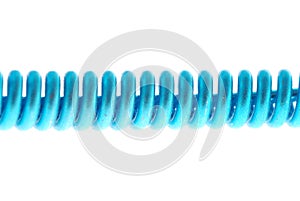 Blue coil spring