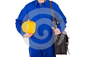 Blue collar worker.