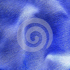 blue Color background abstract cloth texture luxury silk dark fabric.