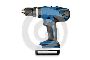 Blue color cordless combi drill