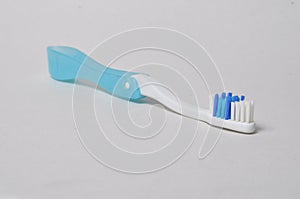 Blue Color Folding Travel Toothbrush