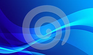 blue color lines striped waves curves soft gradient abstract background photo