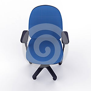 blue color office chair ergonomic design computer chair