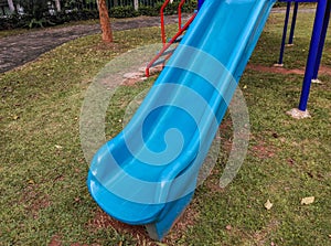 Blue color slide