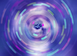 abstract blue spin spinning background