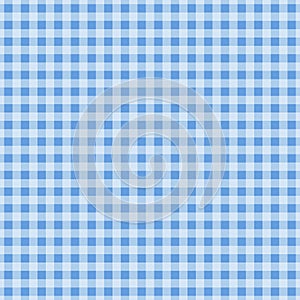 Blue color square gingham pattern background