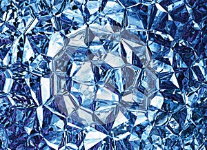 Blue colored relief crystal backgrounds