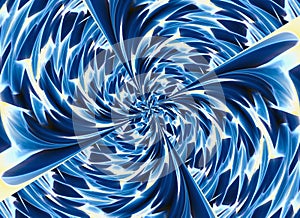 Blue colored twirl relief crystal backgrounds