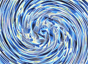 Blue colored twirl shining crystal backgrounds