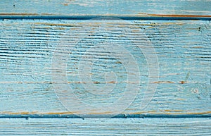 Blue-colored wooden table background photo