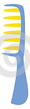 Blue comb, icon