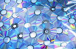 blue compact discs