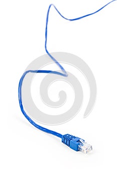 Blue Computer Cable