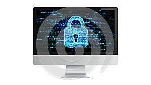 Blue computer hex code. Protection hexadecimal code