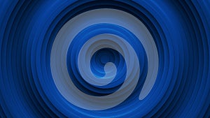 Blue concentric rings with ripple effect 3D render illustration