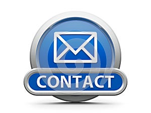 Blue contact icon