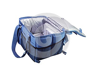 Blue cooler bag