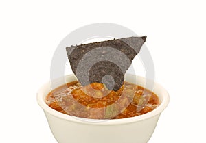 Blue Corn Tortilla Chip and Salsa