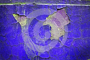 Blue cracked wall texture