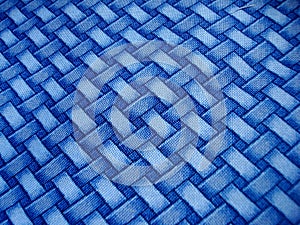 Blue Crossing Pattern