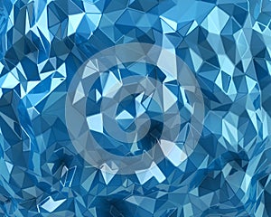 Blue crystal background