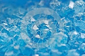 Blue crystals. Cool Background for winter projects. Ice Background