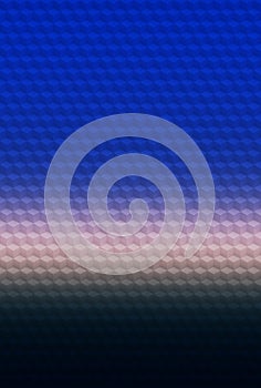 Blue cube geometric pattern abstract background, illusion