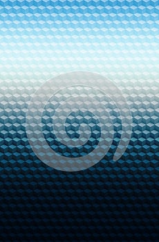 Blue cube geometric pattern abstract background,  modern block