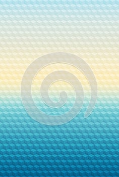 Blue cube geometric pattern abstract background,  modern