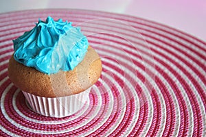 Blue cupcake