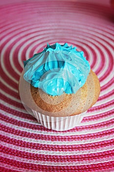 Blue cupcake