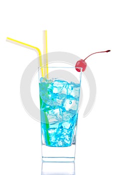 Blue curacao based cocktail