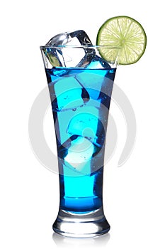 Blue Curacao cocktail