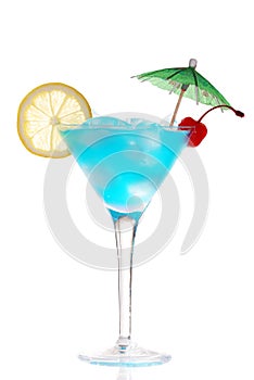 Blue Curacao cocktail