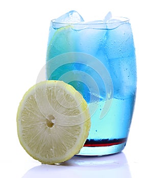 Blue curacao drink