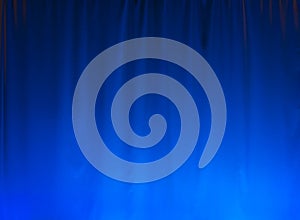 Blue Curtain background