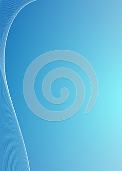 Blue Curve Background