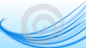 Blue Curves for Abstract Background