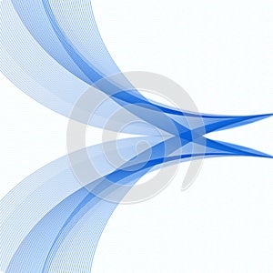 Blue Curving Lines Texture for Abstract Background