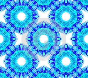 Blue Cyan Seamless Pattern Background Texture