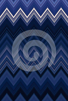 Blue dark chevron zigzag pattern. trends photo