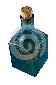 Blue Decorative bottle