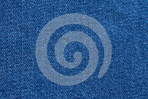 Blue denim fabric texture background.